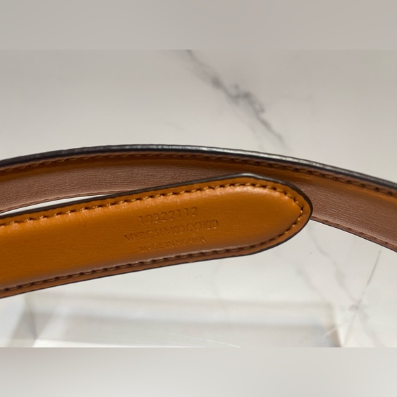 MCM Cognac - Womens Reversible Belt - Picture 5 of 9